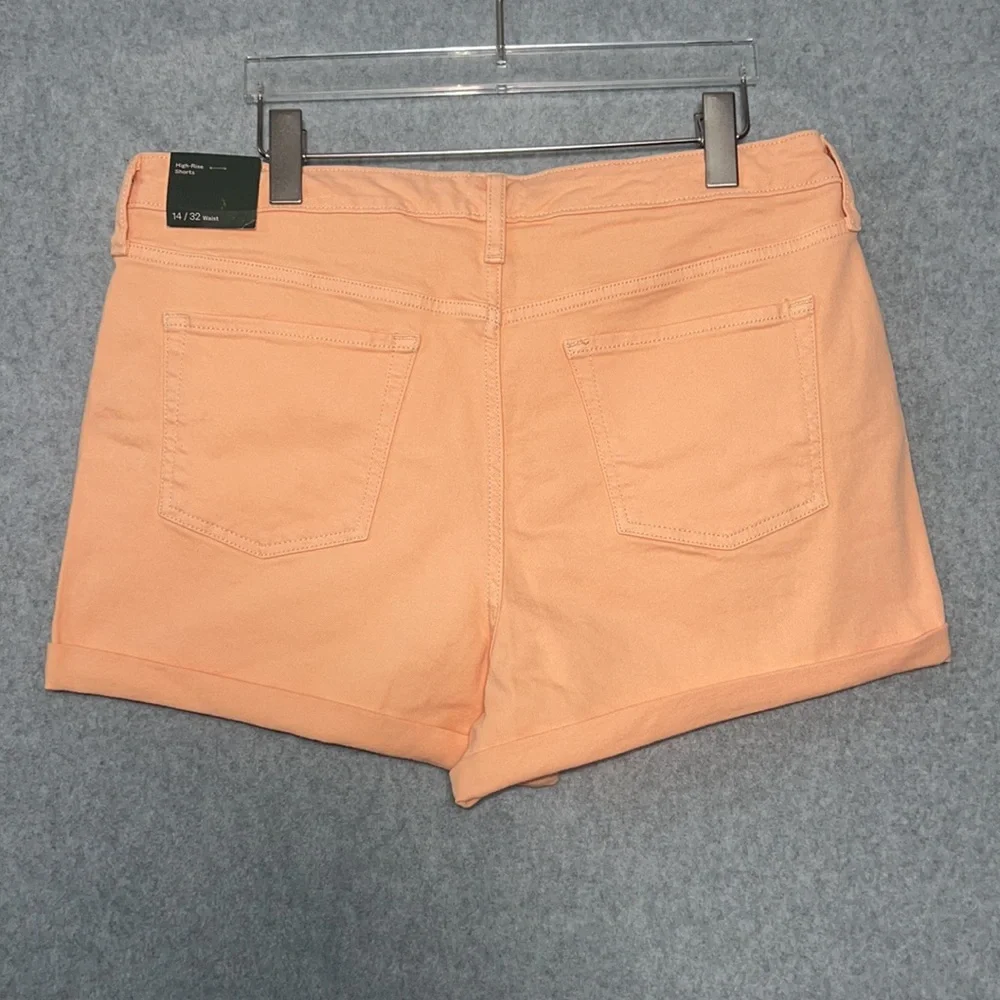Wild Fable Women's High-Rise Rolled Cuff Jean Shorts NWT 14 - Picture 2 of 7